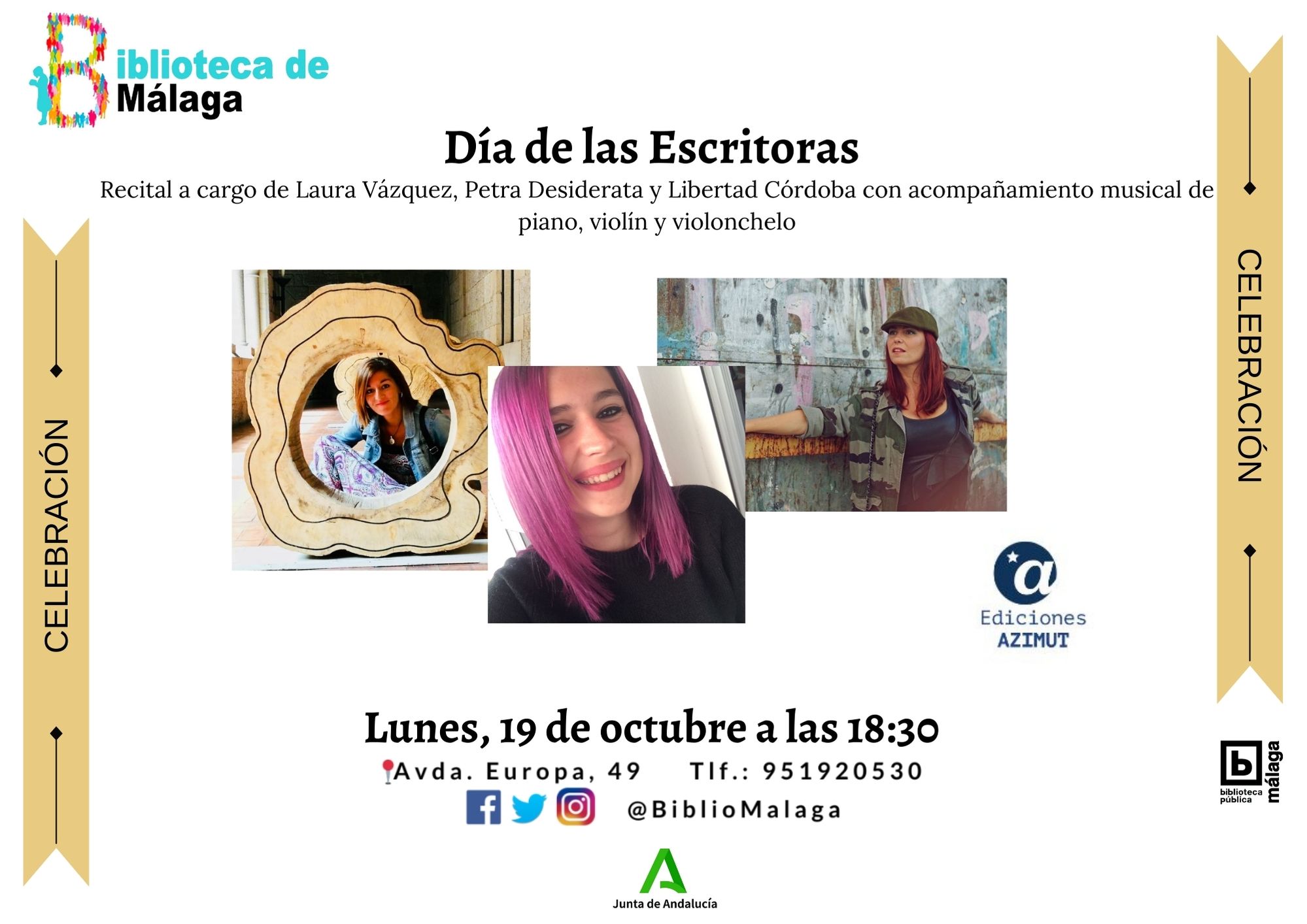 Día de las Escritoras en la Biblioteca Pública del Estado-Biblioteca Provincial de Málaga